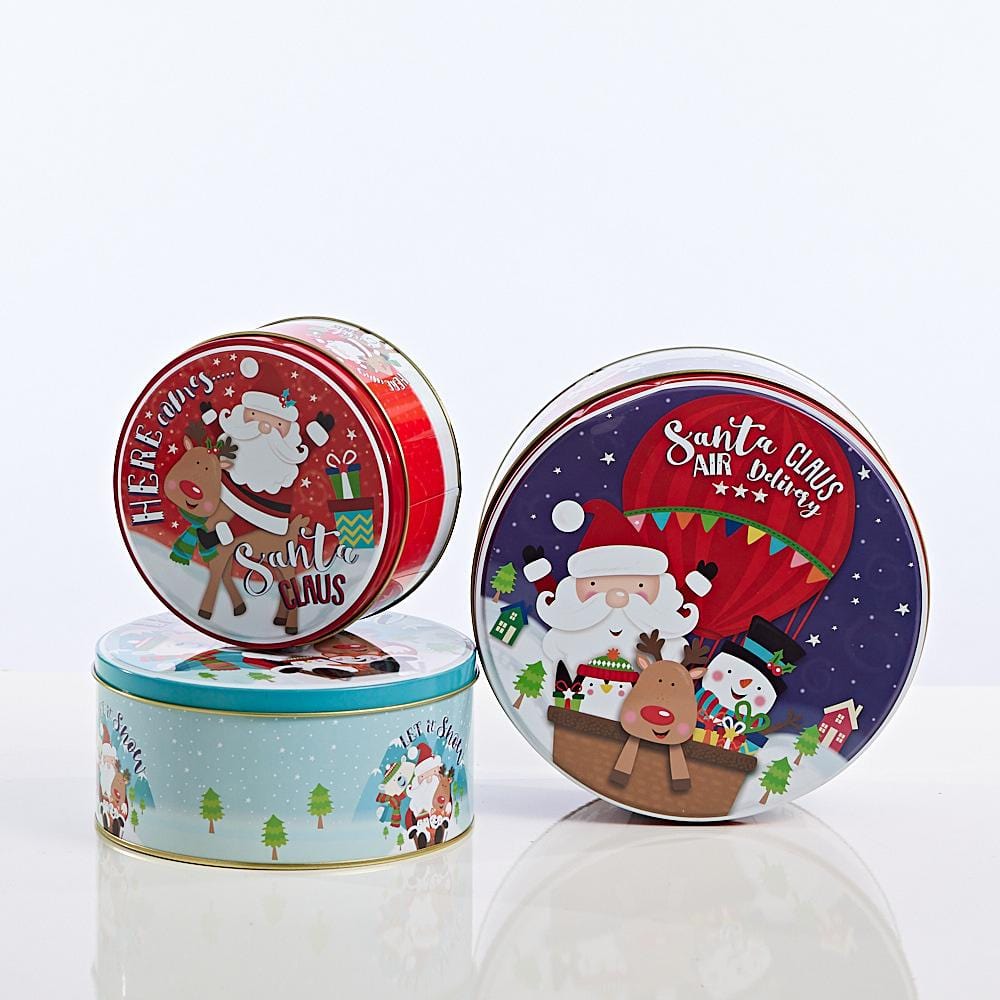 Round Cookie Tin (3pc)