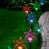 Solar Snowflake Path Lights (8pcs)