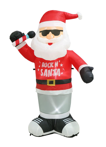 Inflatable Rockin' Santa (1.8m)