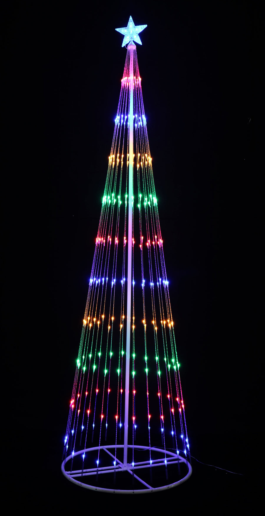 LED Multi Digital Strands Tree (2.4m)