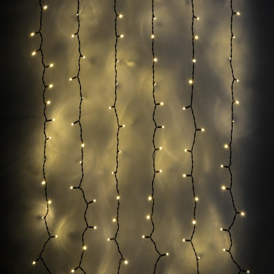 LED Curtain Timer Lights