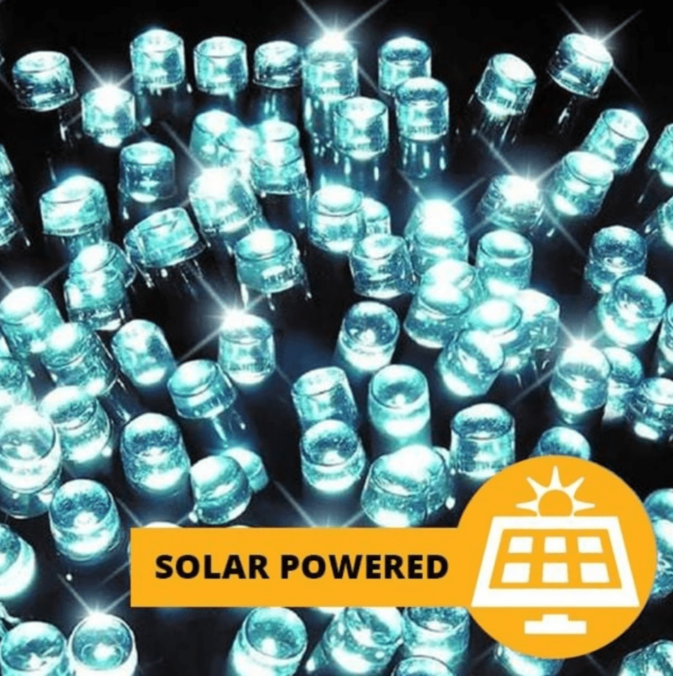 LED Solar White Lights (39.9m)