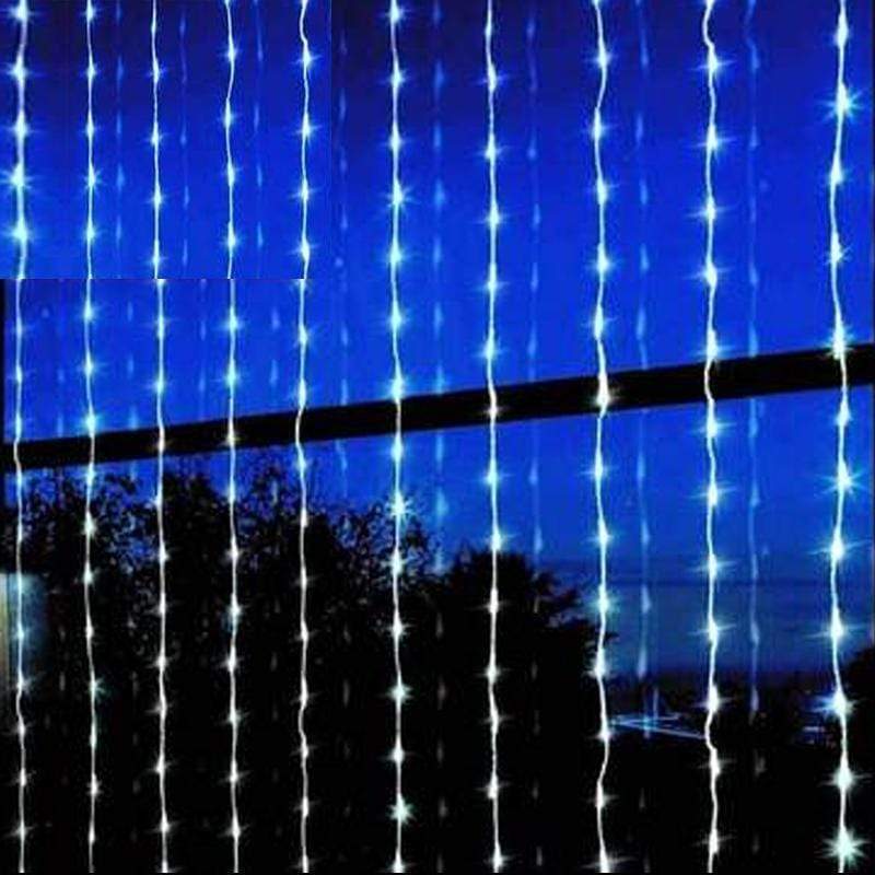 LED White Waterfall Curtain (1.2 x 2m) - View 2