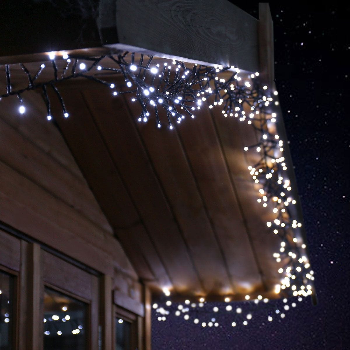 720 LED Cluster Lights White (10.4m) - View 3