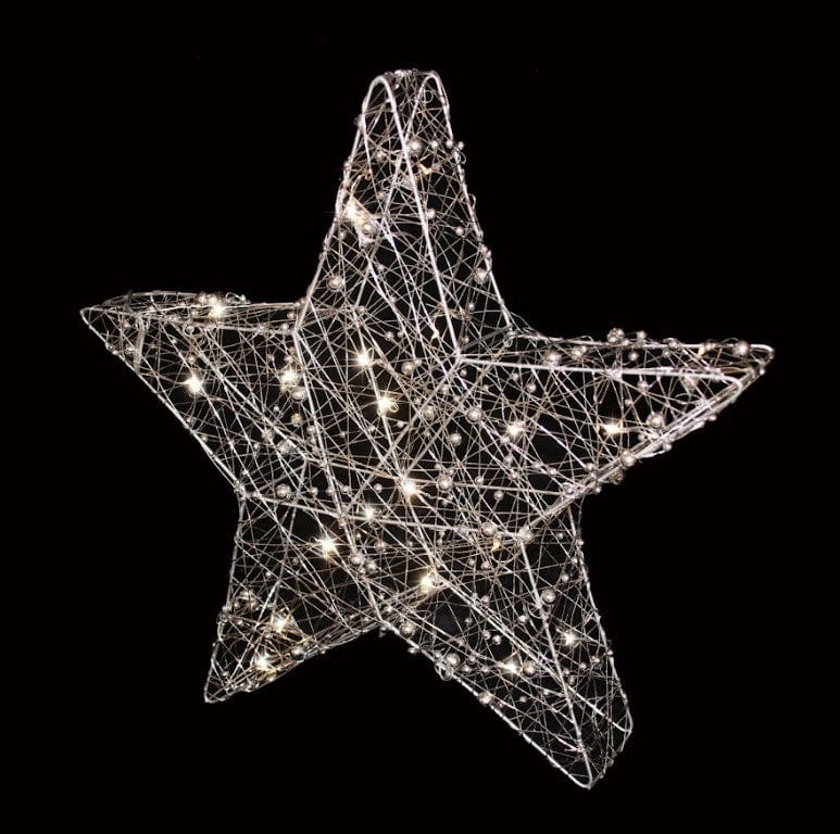 LED 3D Wire Beaded Star